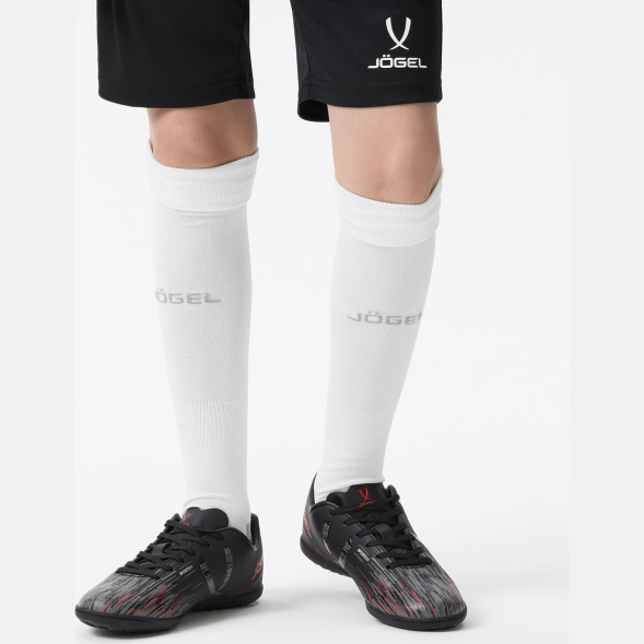 БЕЗ УПАКОВКИ Бутсы многошиповые JÖGEL Rapido TF Black/grey, детский