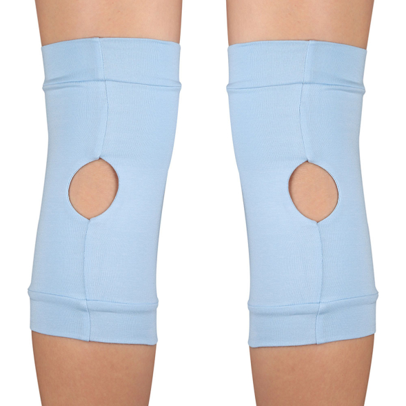 Наколенники для гимнастики и танцев INDIGO SM-113-B, р. L, бежевый