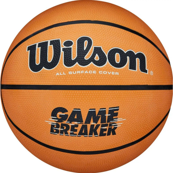 Мяч баскетбольный WILSON GAMEBREAKER BSKT OR, WTB0050XB6, размер 6