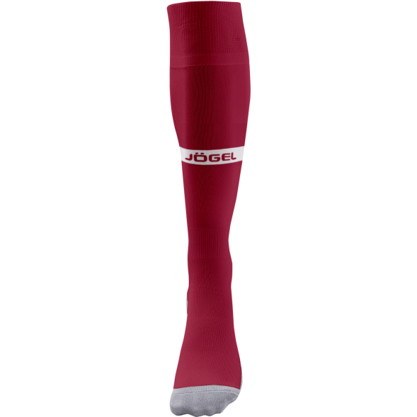 Гетры футбольные JÖGEL CAMP ADVANCED SOCKS, гранатовый/белый