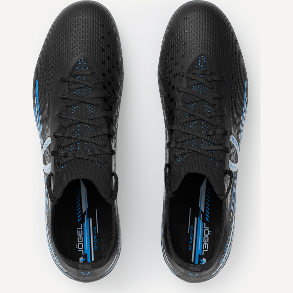 Бутсы футбольные JÖGEL Evofly FG Pro Black/blue