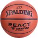 Мяч баск. SPALDING TF-250 React 76968z, р.6, FIBA Approved, композит. кожа (ПУ), коричнево-черный
