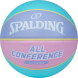 Мяч баск. SPALDING All Conference р.6, 77065, композит, голубо-розовый