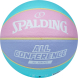 Мяч баск. SPALDING All Conference р.6, 77065, композит, голубо-розовый