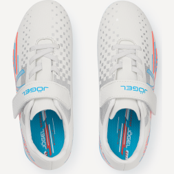 Бутсы футбольные JÖGEL Evofly FG Talant White/blue, детский