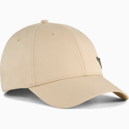 Бейсболка спорт. PUMA Metal Cat Cap 02599405, 100% полиэстер, бежевый