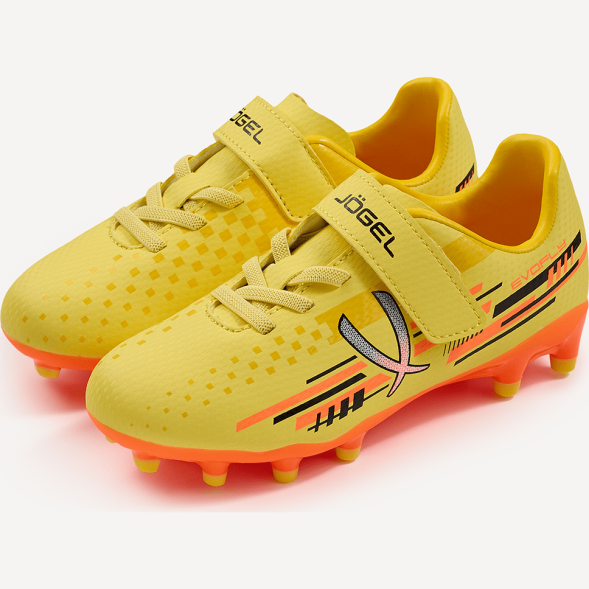 Бутсы футбольные JÖGEL Evofly FG Talant Yellow/orange, детский