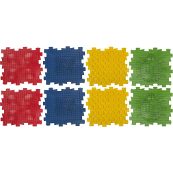 Коврик игровой массажный У681, 8 модулей 24,5*24,5*1,4см.