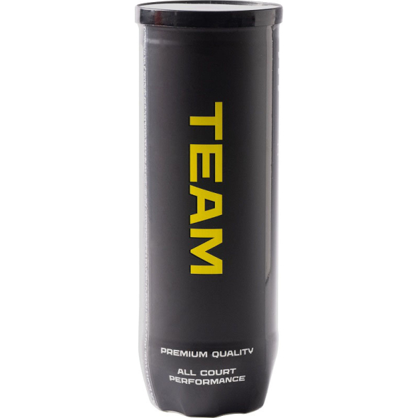 Мяч для большого тенниса NS Team X3 124009, упаковка 3 мяча, желтый