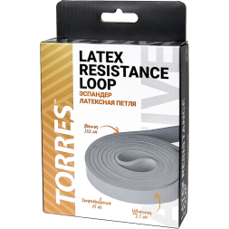 Эспандер латексная петля TORRES AL0047, размер 208 см, сопротивление 25 кг