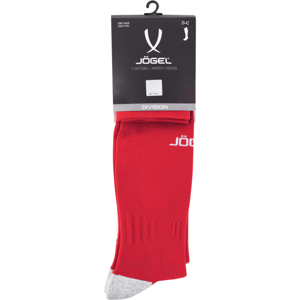 Гетры футбольные JÖGEL Match Socks, красный