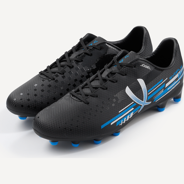 Бутсы футбольные JÖGEL Evofly FG Talant Black/blue