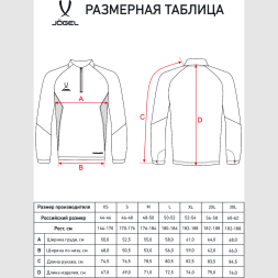 Джемпер тренировочный JÖGEL PREMIER PerFormDRY Training 1/4 Zip Top, синий