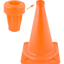 Втулка для конуса, У646/MR-BK, диам. 2,2см, для конуса У621/MR-K32, жесткий пластик, оранжевый