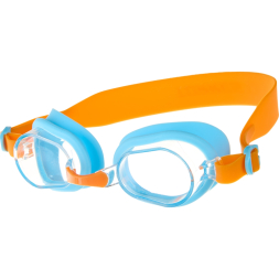 Очки детские для плав.TORRES Fun Kids, SW-32524BL, прозрач.линзы,синяя оправа, широкий рег.ремешок