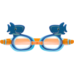 Очки детские для плав.TORRES Fun Kids, SW-32524BL, прозрач.линзы,синяя оправа, широкий рег.ремешок