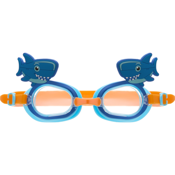 Очки детские для плав.TORRES Fun Kids, SW-32524BL, прозрач.линзы,синяя оправа, широкий рег.ремешок