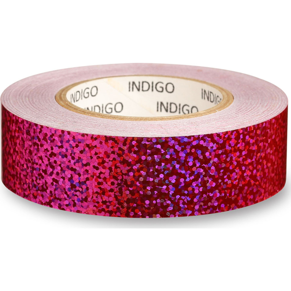 Обмотка для гимнастического обруча INDIGO Crystal IN139-PI, 20мм*14м, розовый