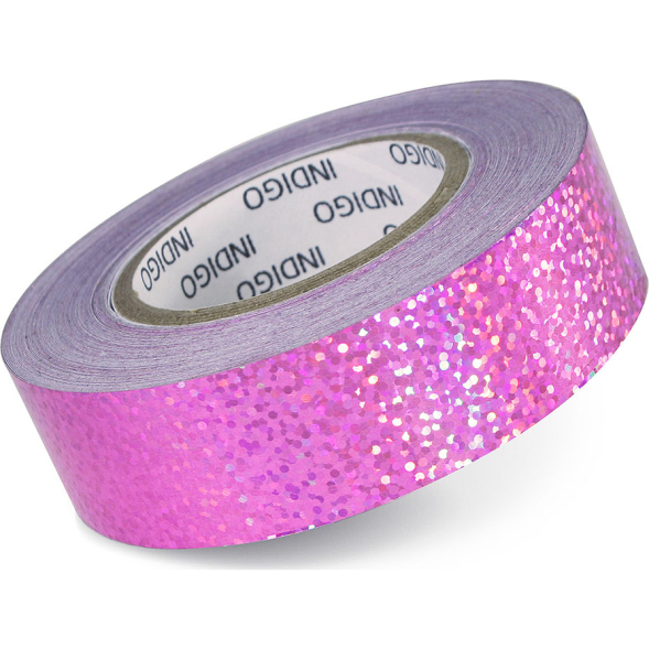 Обмотка для гимнастического обруча INDIGO Crystal IN139-PI, 20мм*14м, розовый