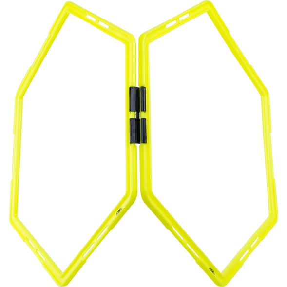Набор шестиугольных напольных обручей JÖGEL Agility Hoops JA-216, 6 шт.
