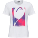 Футболка женская HEAD CVision T-Shirt W 814743-WH-XS, размер XS