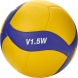 Мяч вол. сув. MIKASA V1.5W, р.1, диам. 15см синт. кожа (ПВХ), маш.сш, желто-синий