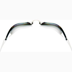 Очки для плав.TORRES Pro, SW-32520MR, зерк.линзы.,белая оправа,дв.рег.ремешок