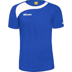 СЦ*Футболка волейб. игровая муж. MIKASA MT288-025-2XL, р.2XL, 100% полиэстер, сине-белый