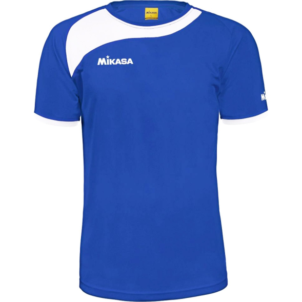 СЦ*Футболка волейб. игровая муж. MIKASA MT288-025-2XL, р.2XL, 100% полиэстер, сине-белый