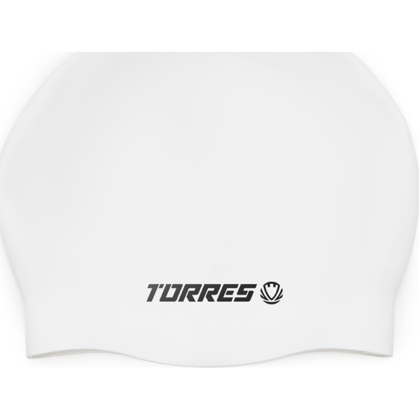 Шапочка для плав. TORRES, SW-12507BK, черный, силикон