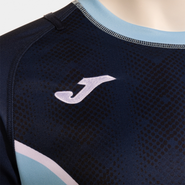 Регбийка JOMA CAMISETA MANGA CORTA MYSKIN III DARK NAVY CELESTE