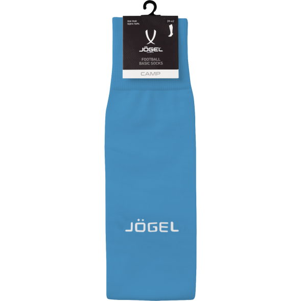 Гетры футбольные JÖGEL CAMP BASIC SOCKS, голубой/белый