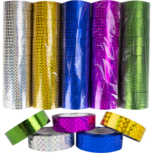 Обмотка для гимнастического обруча E135-GOL, ширина 1,2см., длина 10м., золотистый