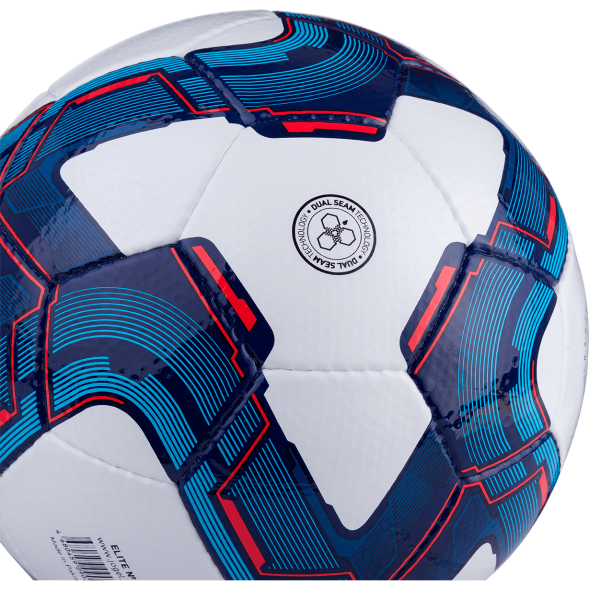 Мяч футбольный JÖGEL Elite №4, белый/синий/красный