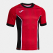 Регбийка JOMA CAMISETA MANGA CORTA MYSKIN III ROJO NEGRO