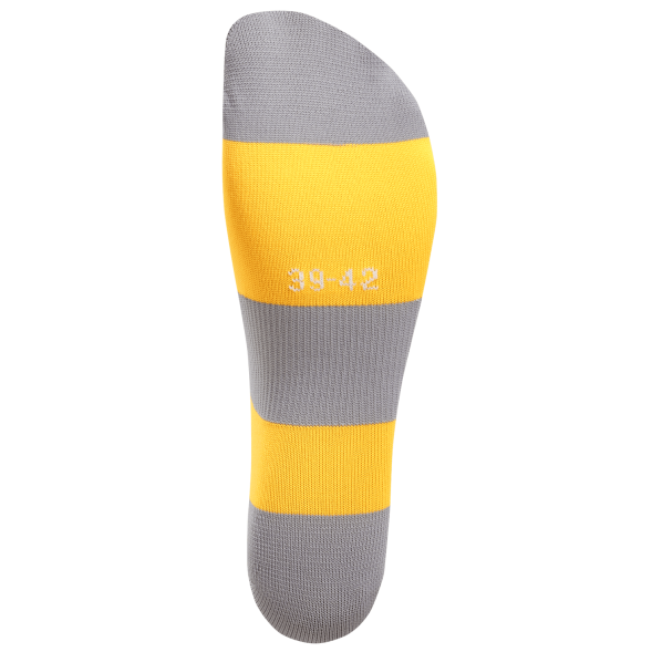 Гетры футбольные JÖGEL CAMP BASIC SOCKS, желтый/серый/белый