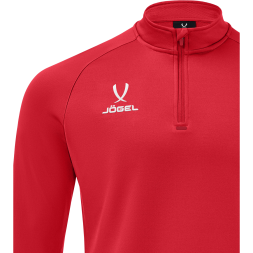 Джемпер тренировочный JÖGEL PREMIER PerFormDRY Training 1/4 Zip Fleece Top, красный