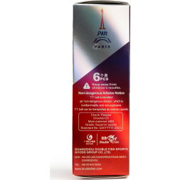 Мяч для настольного тенниса DOUBLE FISH PARIS 2024 Olympic Games 3***, PAR40+, ITTF Approved, 6шт.