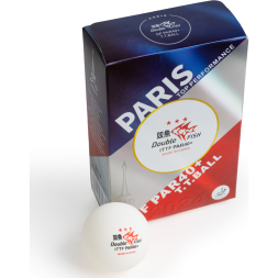 Мяч для настольного тенниса DOUBLE FISH PARIS 2024 Olympic Games 3***, PAR40+, ITTF Approved, 6шт.