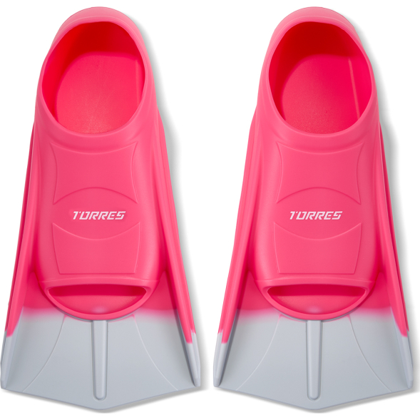 Ласты для бассейна TORRES F01, SWF012401BK, р. EU 27-29 (XXS), черно-серый