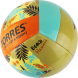 Мяч вол. пляжн. TORRES Hawaii, V32075B, р.5, синт.кожа (ТПУ), маш. сш, бут.кам, бирюзово-оранже