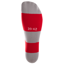 Гетры футбольные JÖGEL CAMP BASIC SOCKS, красный/серый/белый