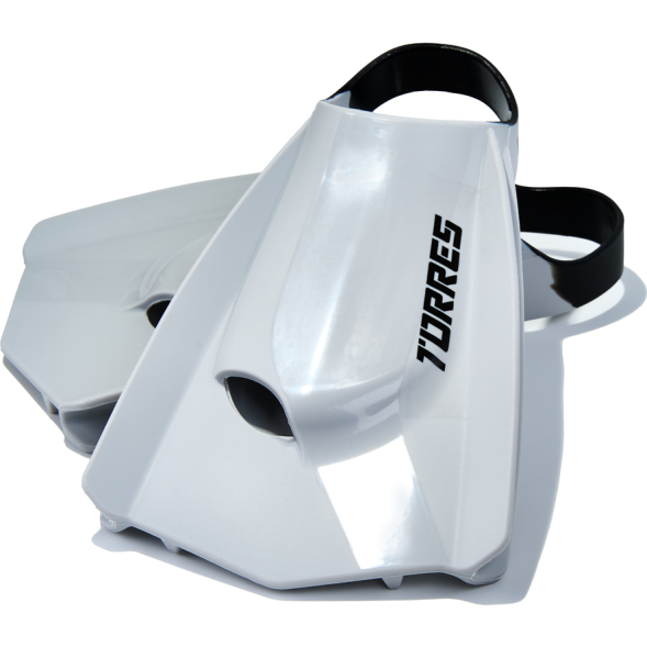 Ласты для бассейна профессиональные TORRES F03, SWF032401GR, р.EU 38-39 (S), серо-черный