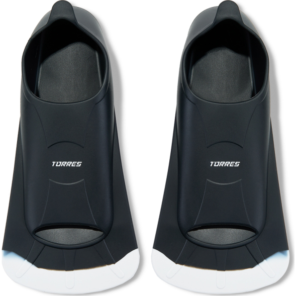 Ласты для бассейна TORRES F02, SWF022400GR, р. EU 32-34 (XXXS), салатово-серый