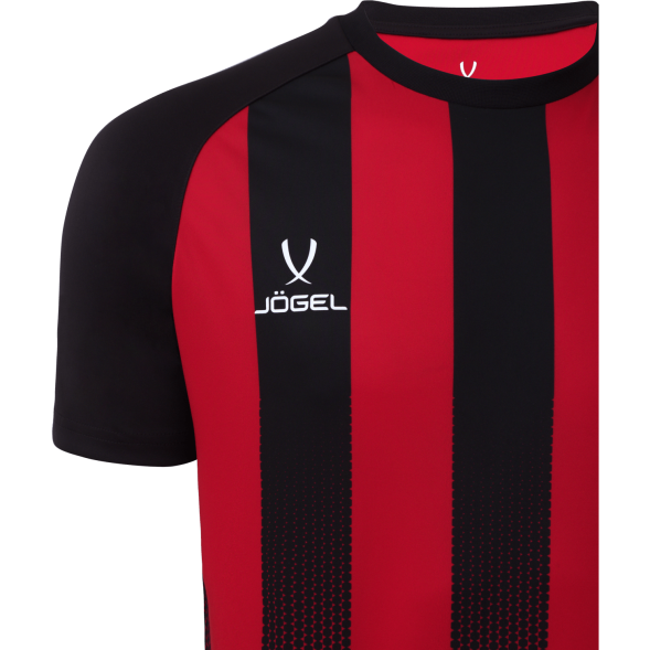 Футболка игровая JÖGEL CAMP Striped Jersey, красный/черный, детский