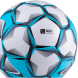 Мяч футбольный JÖGEL Nueno №4, белый/голубой/черный