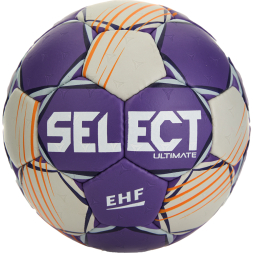 Мяч ганд. SELECT Ultimate Official EHF V24, 1612858999, Senior(р.3), EHF Appr, ПУ, руч.сш, фиол-сер