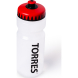 Бутылка для воды TORRES, SS1027, 550 мл, прозрачная, красно-черная крышка