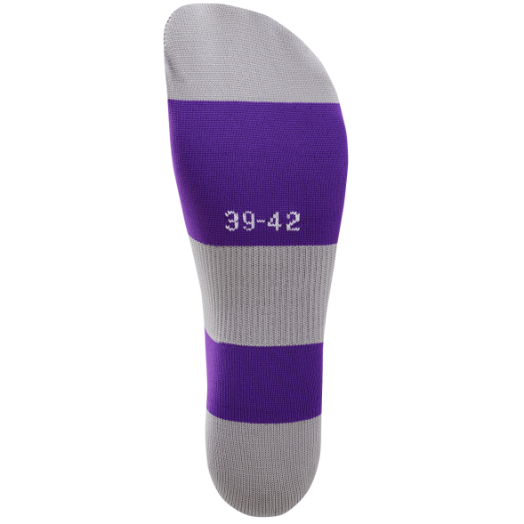 Гетры футбольные JÖGEL CAMP BASIC SOCKS, фиолетовый/серый/белый
