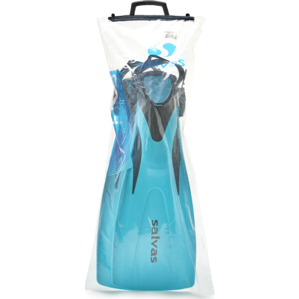 Ласты для плавания SALVAS Hazard Plus Fin BA160LXBBSTS, размер L/XL, синие